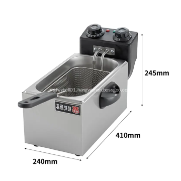 Electric fryers for frying potatos commercial electric deep fryer restaurant kitchen